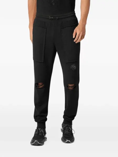 Pantaloni sport Plein Sport alergare negru