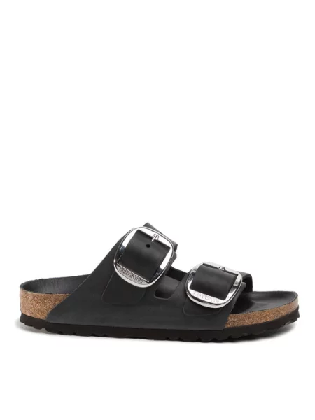 Birkenstock Kožené šľapky Birkenstock Arizona Big Buckle čierna
