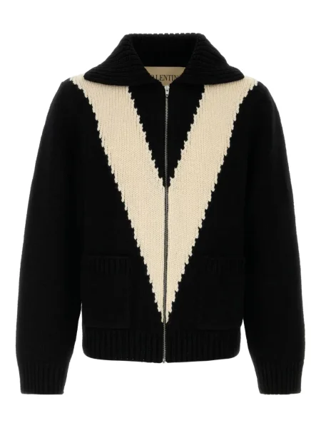 Cardigan Valentino Garavani de lână negru