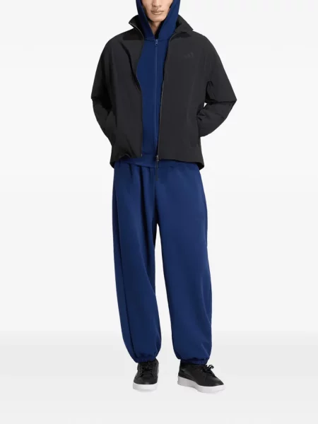 Geacă Adidas cu dungi alergare negru