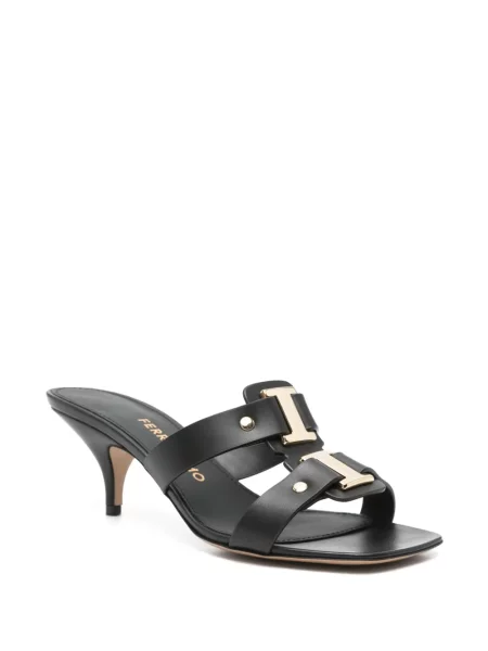 Sandale Ferragamo din piele negru