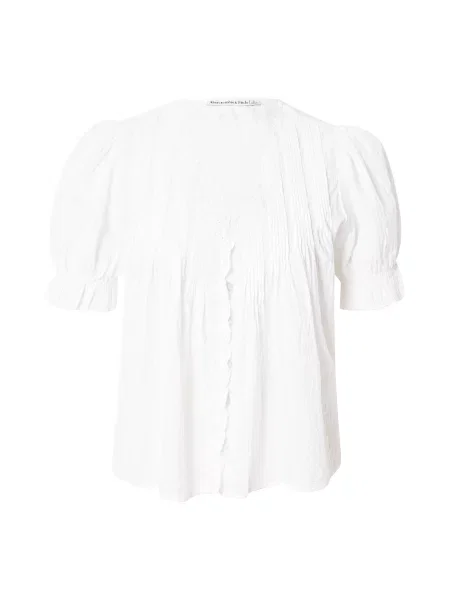 Abercrombie & Fitch Bluză alb