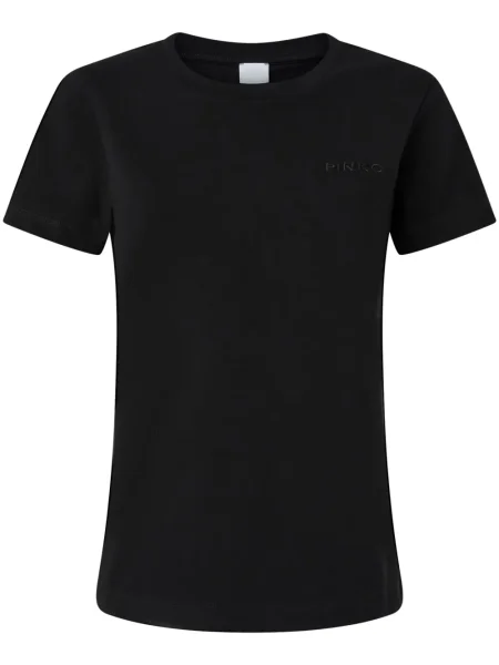 Tricou Pinko cu broderie negru