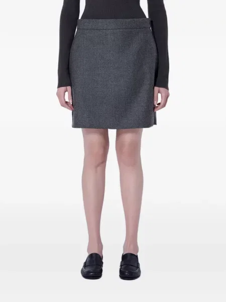 Fustă Max Mara de lână gri