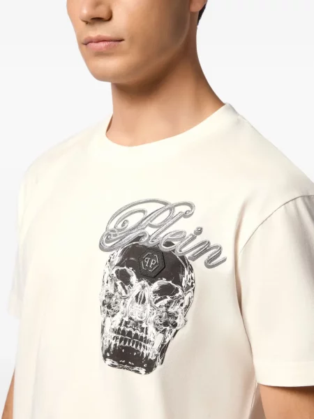 Majica Philipp Plein s printom bijela