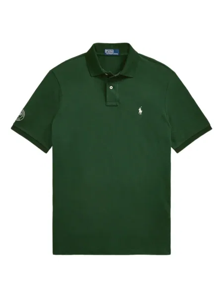 Lněné polotričko Polo Ralph Lauren s oděrkami s 5 kapsami modré
