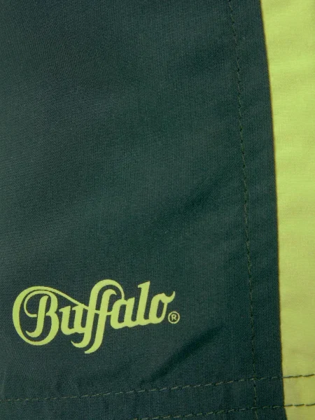 BUFFALO Șorturi de baie / neon verde