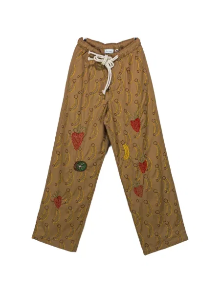 Pantaloni Glass Cypress maro