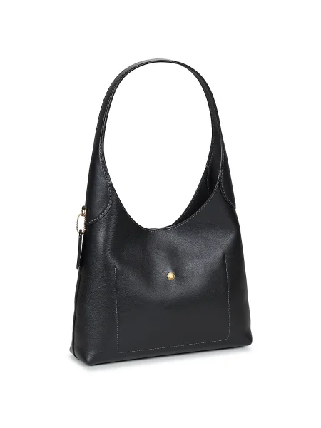 Coach Kožená kabelka Brooklyn Shoulder Bag 28 čierna