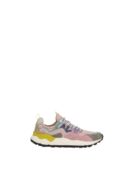 Sneakersy Flower Mountain w kwiatki skórzane