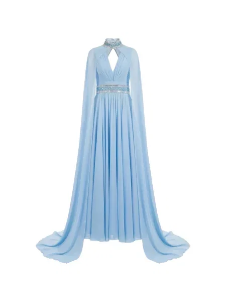Rochie maxi Gattinolli By Marwan albastru