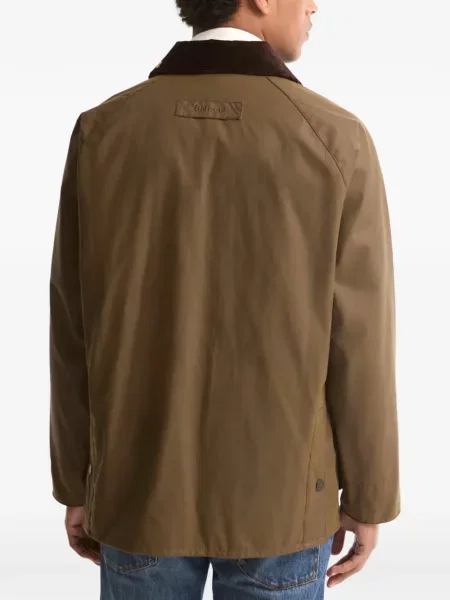 Gulerat ceruit geacă Barbour de catifea cord maro