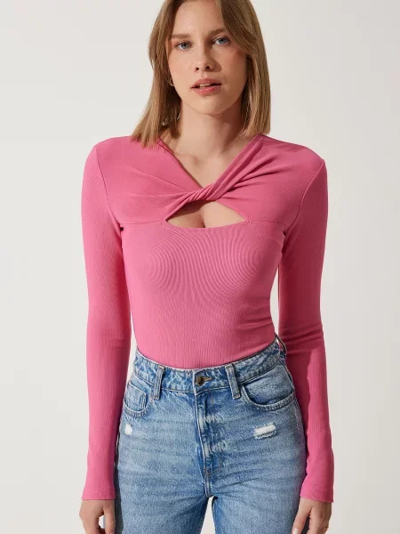 Bluza Happiness İstanbul ružičasta