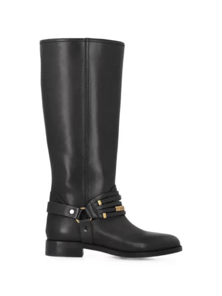 Botine Pinko din piele negru
