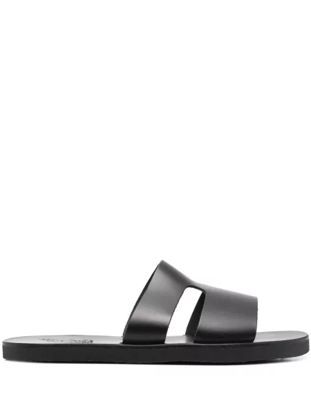 Papuci Ancient Greek Sandals din piele negru