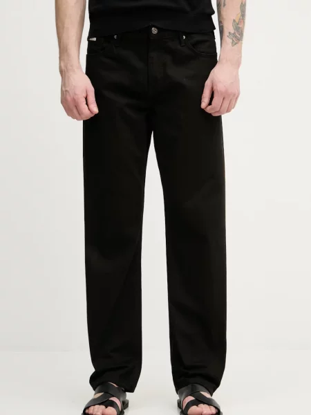 Lindbergh kavbojke loose kroja črna