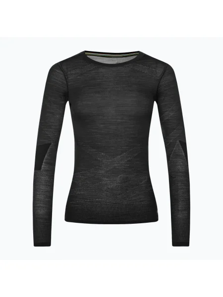 Tricou termic Smartwool Intraknit Merino Crew pentru femei negru