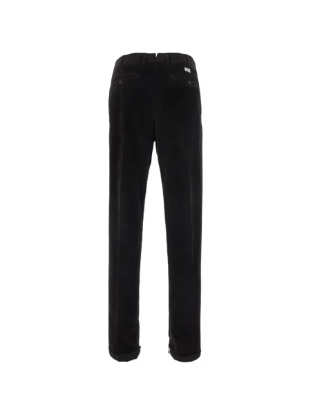 Pantaloni Pt Torino de catifea cord maro