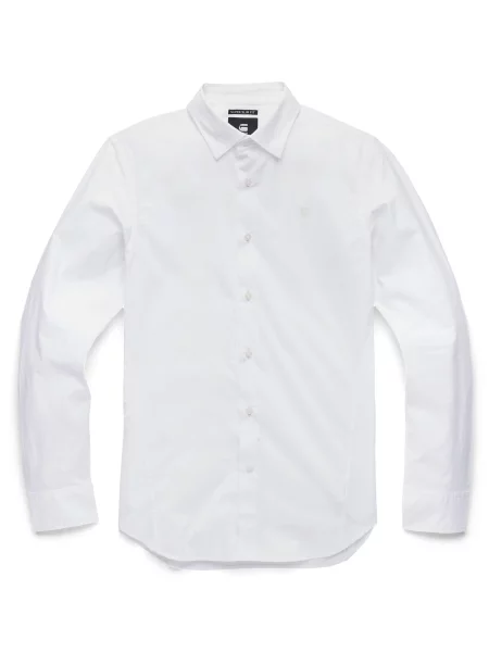 G-STAR Košile Dressed Super Slim' bílá