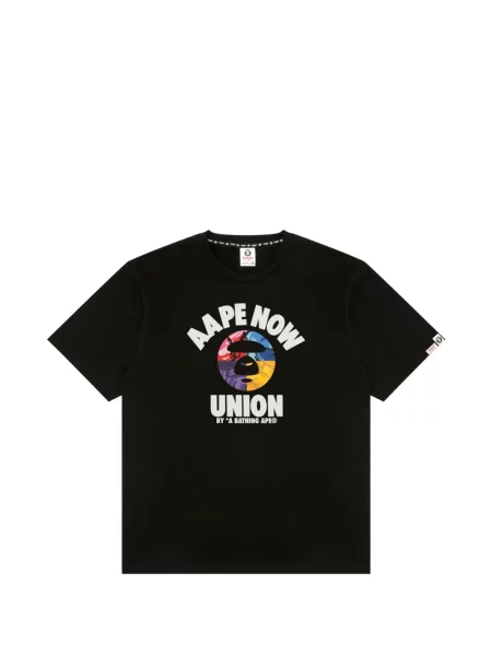 Tricou grafic Aape By A Bathing Ape cu imagine negru