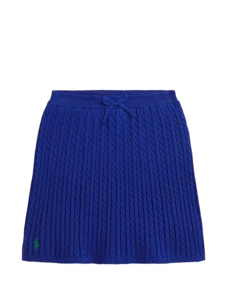 Spódnica dziecięca Polo Ralph Lauren niebieska