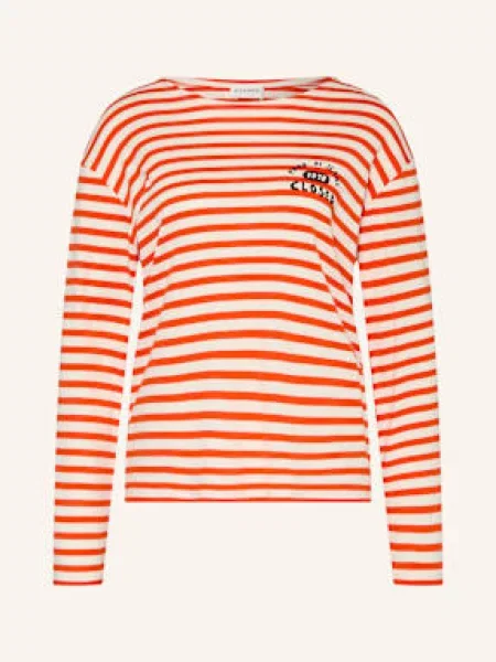 Closed Tričko S Dlouhým Rukávem režná oranžová