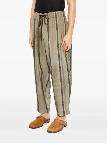 Pantaloni Uma Wang cu cordon gri