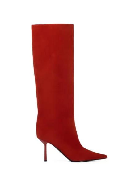 Botine Le Silla din piele de căprioară roșu