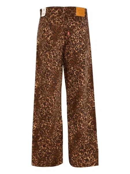 Leopardí tričko Levi's s potiskem modré