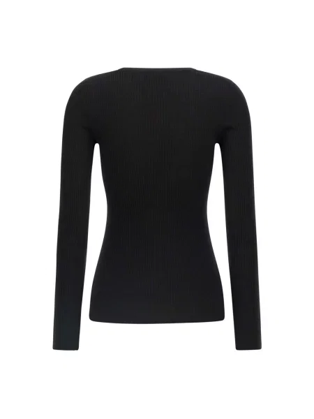 Dzianinowy sweter Theory czarny