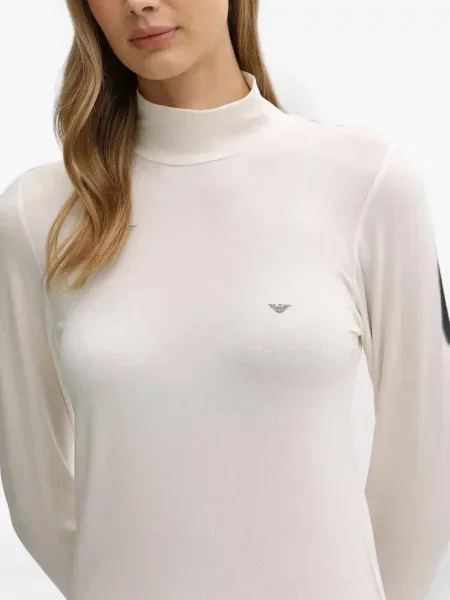 Lung tricou Emporio Armani alb