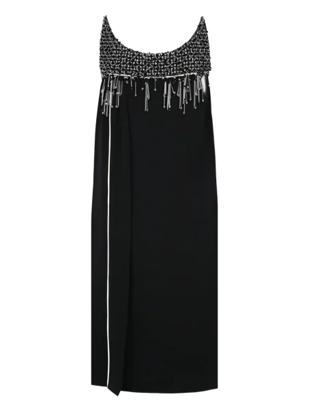 Rochie mini Prada de cristal de costum negru