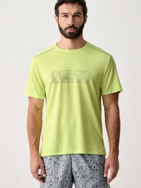 Nike bežecké tričko pánske Miler UV Dri-FIT zelená