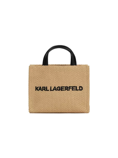 Karl Lagerfeld Kabelka béžová čierna