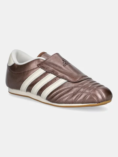 Δερμάτινα αθλητικά παπούτσια adidas Originals Adidas Taekwondo W καφέ