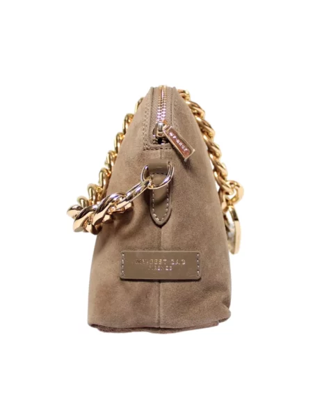 Torebka My Best Bags skórzana beżowa