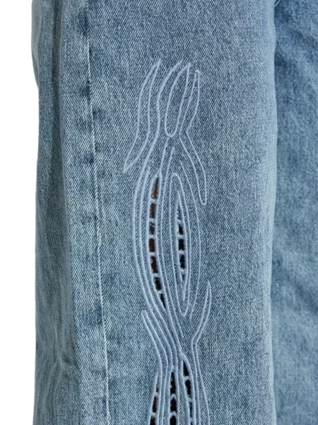 Blugi Iro cu broderie albastru
