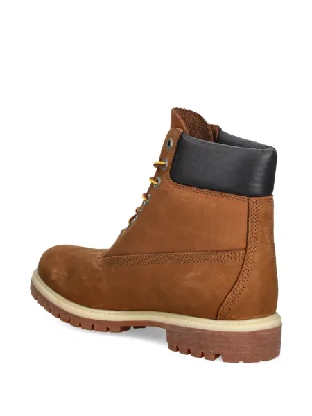 Čizmice Timberland s vezicama s čipkom smeđa