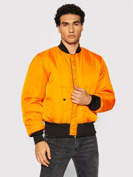 Μπουφάν Alpha Industries MA 1 Black M μαύρο