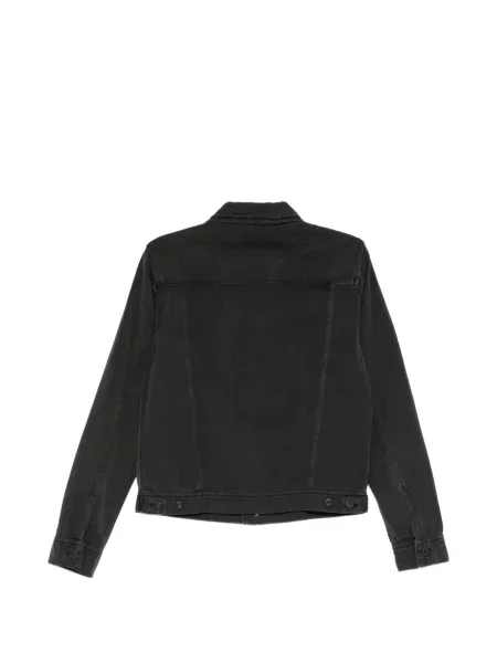 Geacă James Perse din țesătură twill negru