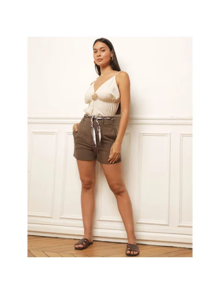 Pantaloni La Modeuse maro