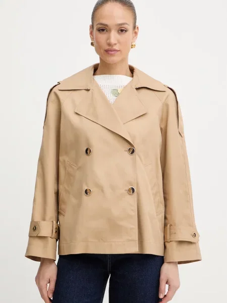 Twinset płaszcz beżowy