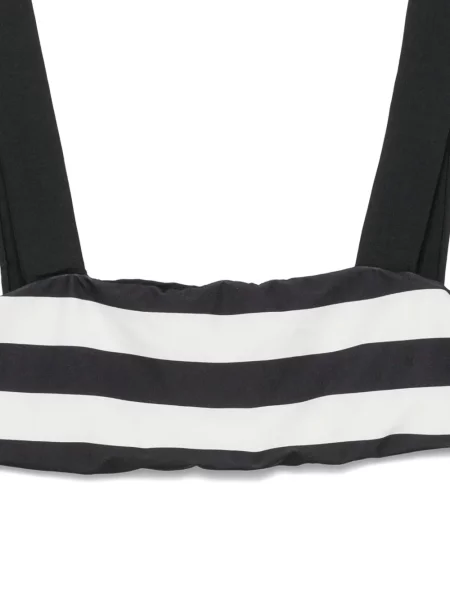 Bikini Osklen cu dungi cu legături negru