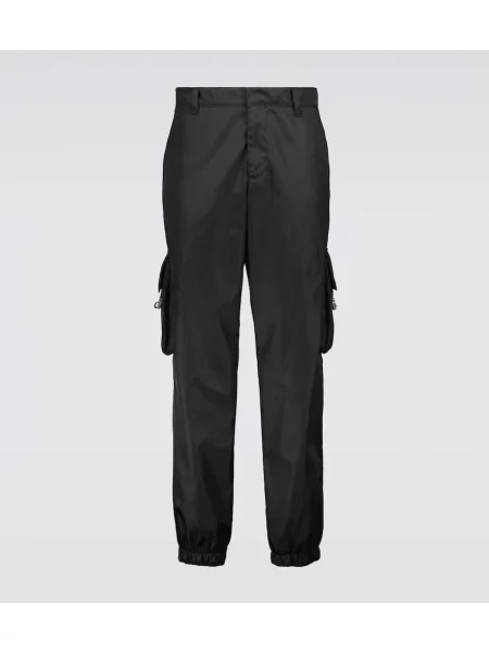 Pantaloni cargo Prada negru