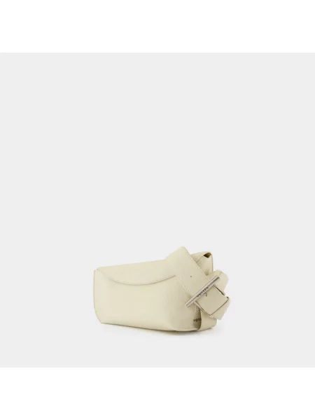 Torebka Alexander Mcqueen skórzana beżowa