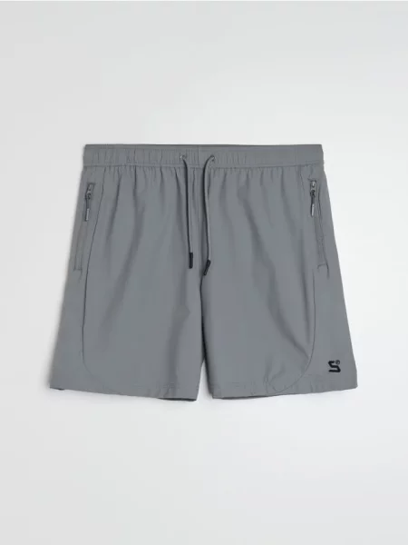 Sinsay Sportovní kraťasy Snsy Performance šedá