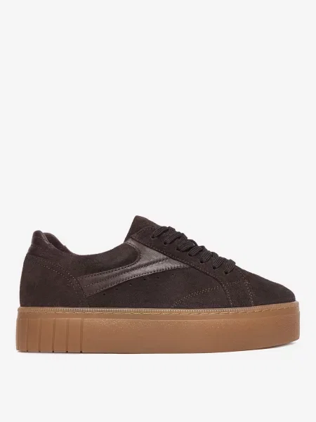 Sneakersy brązowe