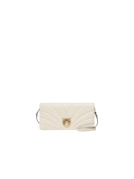 Pinko torebka crossbody skórzana biała