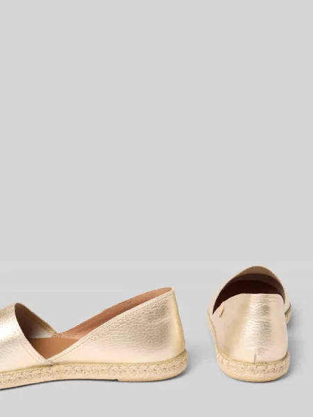 Espadryle w wyglądzie metalizowanym model CARMEN' Verbenas