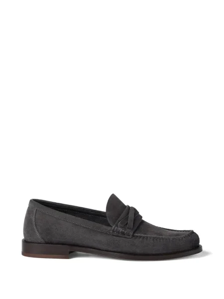 Loafersy Brunello Cucinelli czarne